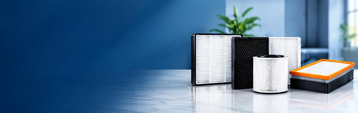 Air filters arranged together
